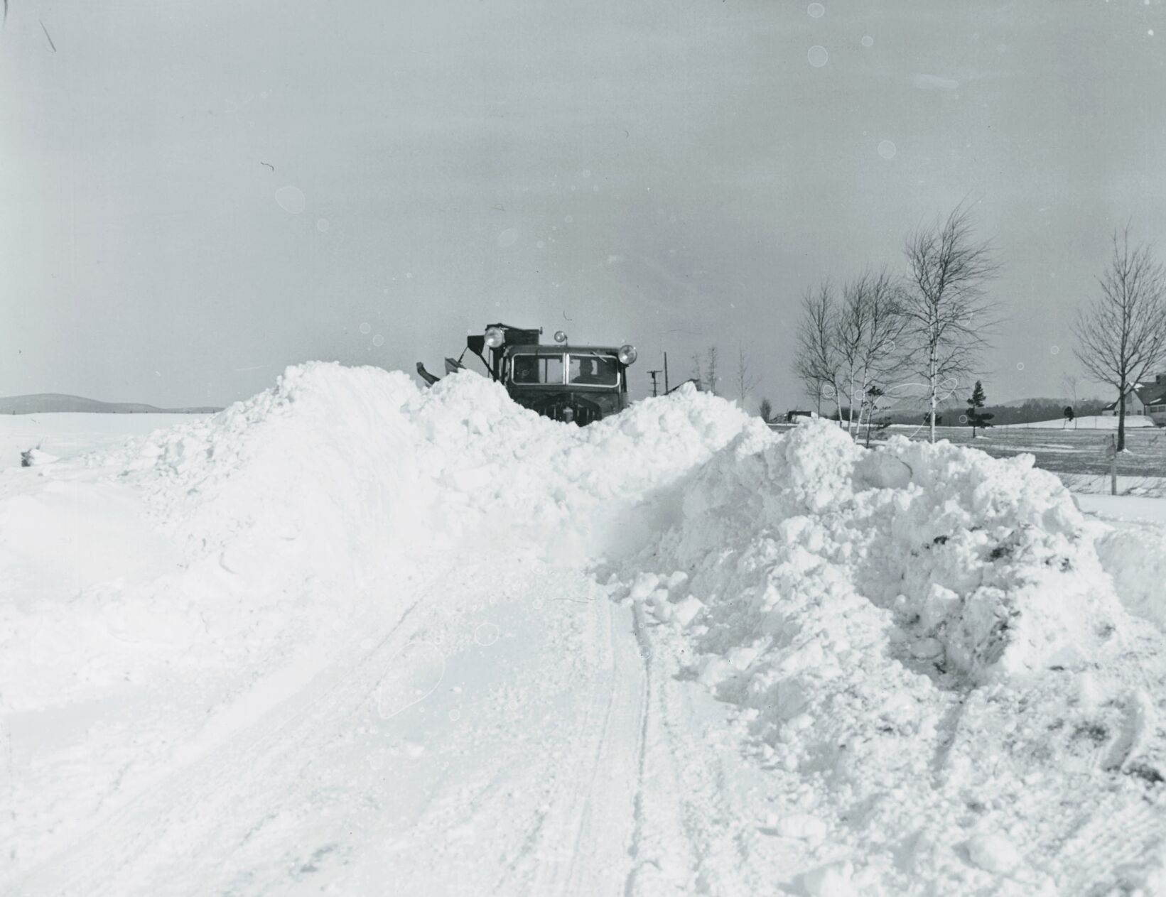 Plowing the roads